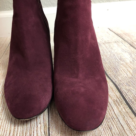 Aquatalia Lisabetta Suede Knee High Tie Back Boots - Picture 2 of 13